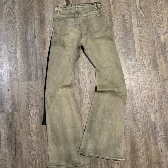 Rick Owens DRKSHDW bolan cut jeans khaki - Picture 2 of 3